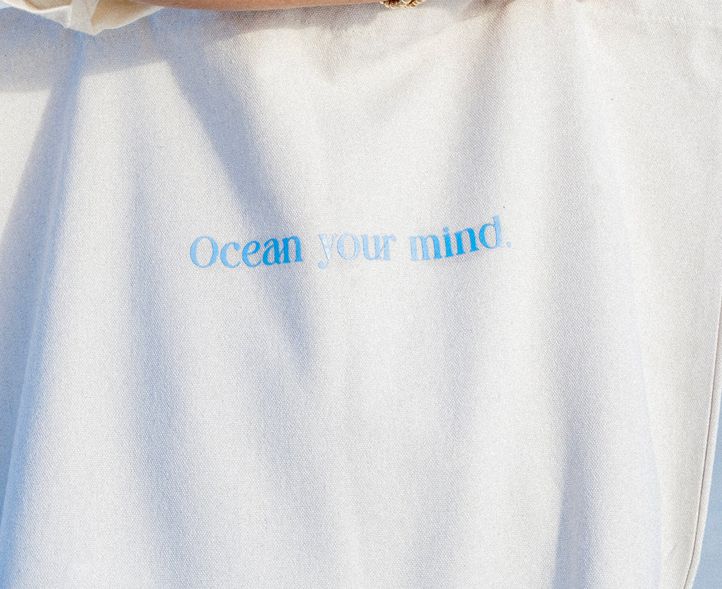 Ocean your mind tote bag - Large